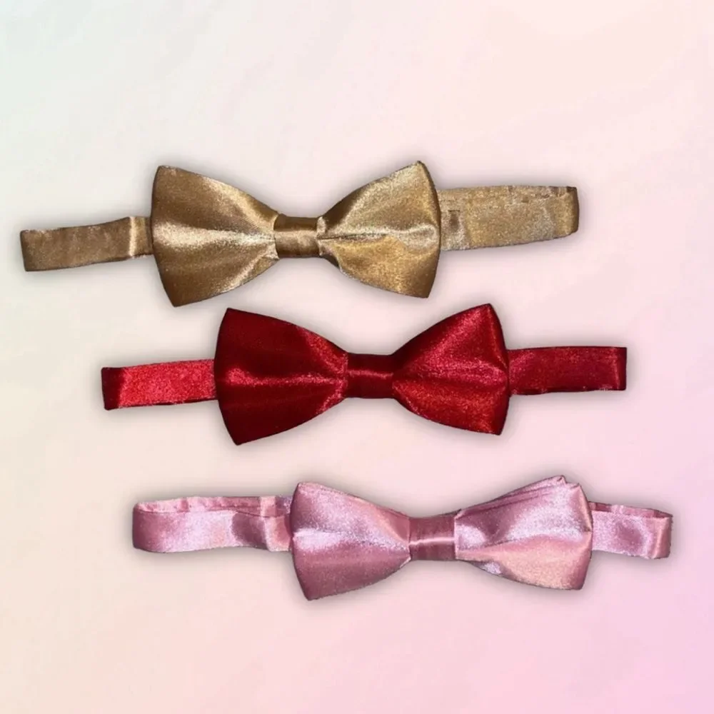 Youth, 4” Bow Tie Collection, 3pk, Valentine